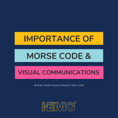 morse code, visual communication, nemo, northeast maritime online, online maritime training, online maritime education