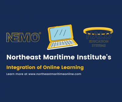 Northeast Maritime Online, HALO Education Systems, online learning, nmi's integration of online learning